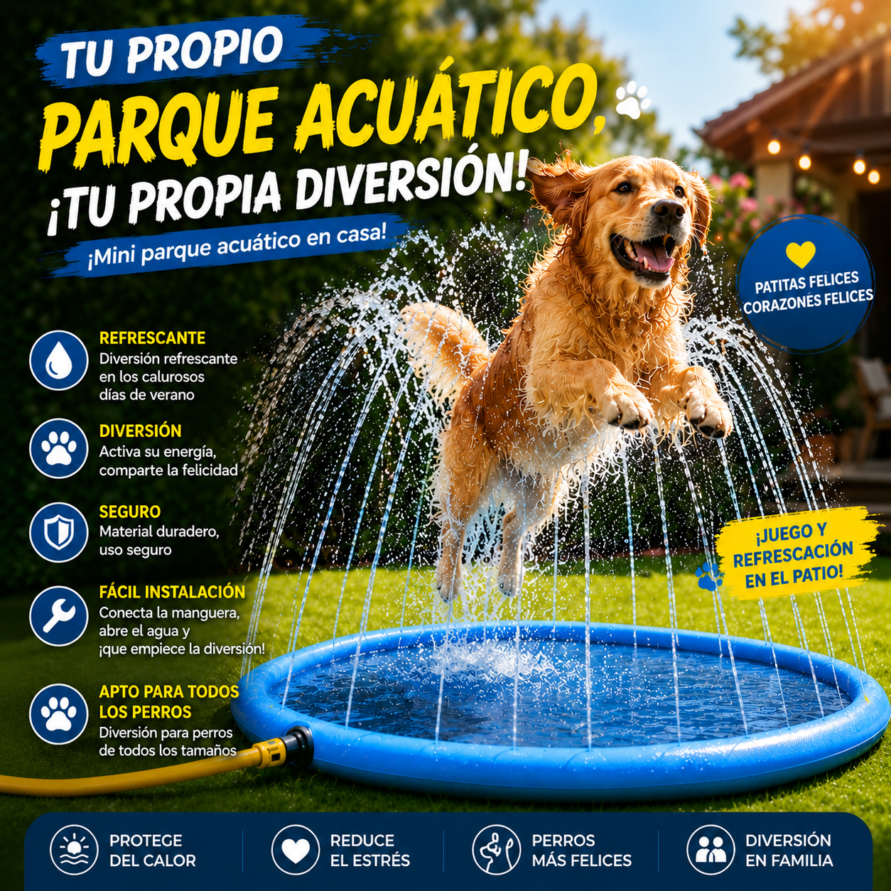 Linopaw™ Piscina de juegos de agua